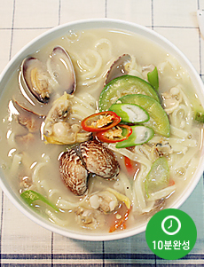 바지락칼국수 이미지